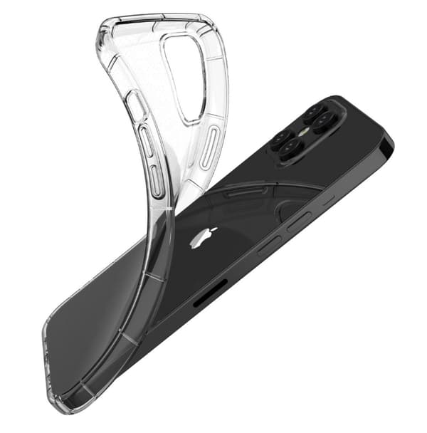 Tunt Mjukt Drop-Proof Skal iPhone 13 Pro - Clear Transparent