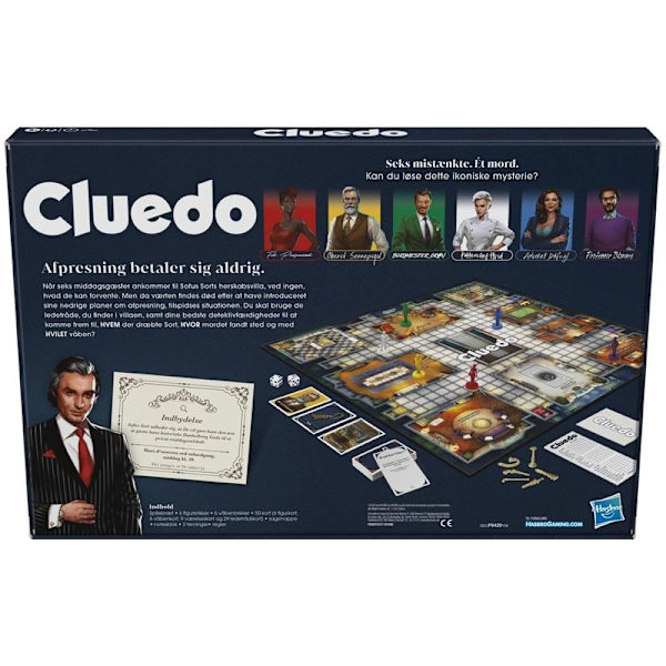 HASBRO Brädspel Cluedo (DK)