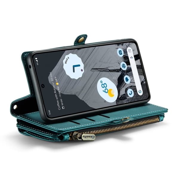 CASEME Plånboksfodral Konstläder till Google Pixel 8 Pro - Grön
