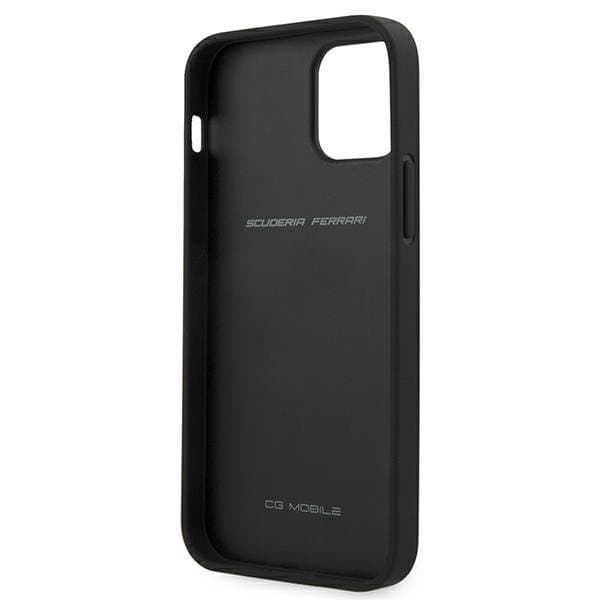 Ferrari On Track Carbon Stripe iPhone 12 Mini - Musta Black
