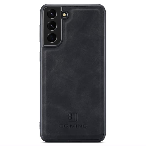 DG.MING Mobilskal till Samsung Galaxy S24 PU Läder Coated - Svart