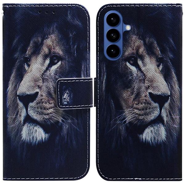 Plånboksfodral för Samsung Galaxy S26 Plus Mönstertryck Konstläder - Lion