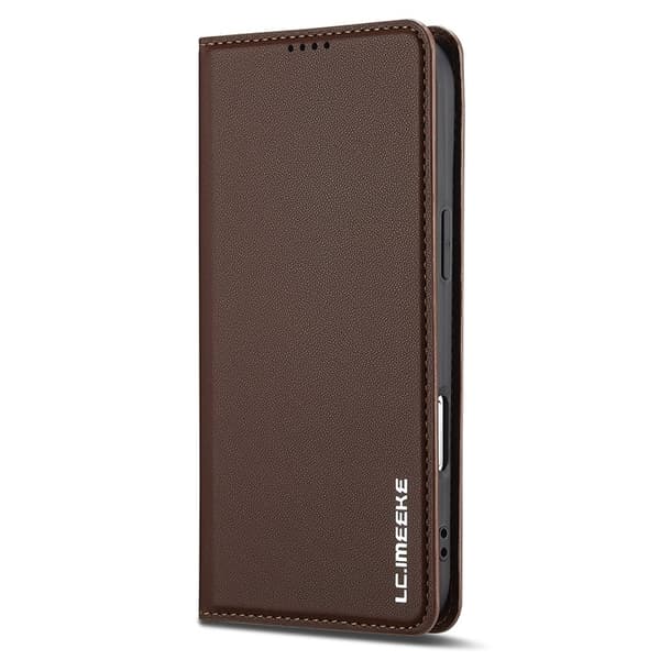 LC.IMEEKE L1 Series iPhone Air Plånboksfodral Konstläder - Brun Brun