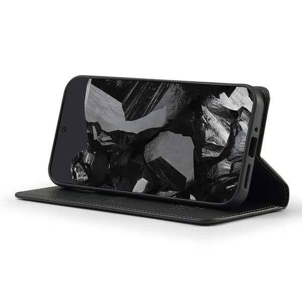 LC.IMEEKE L1 Series Google Pixel 10 Pro XL Plånboksfodral Konstläder - Svart