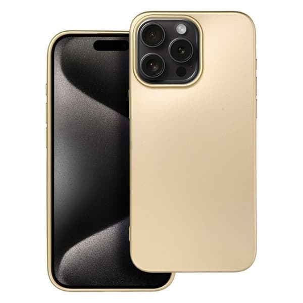 Mobilskal till iPhone 15 Pro Metallic - Guld Guld