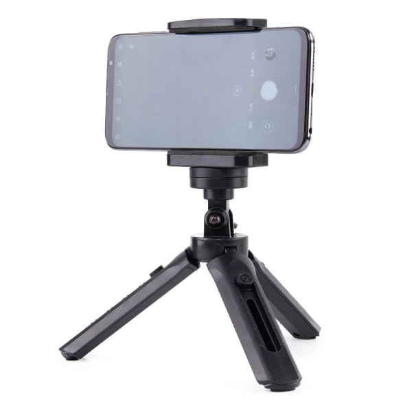 Mini Tripod telefonhållare selfie stick GoPro Svart Svart