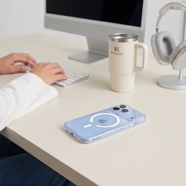Tech-Protect Mobilskal För iPhone 18 Pro Magsafe Flexair Hybrid - Clear