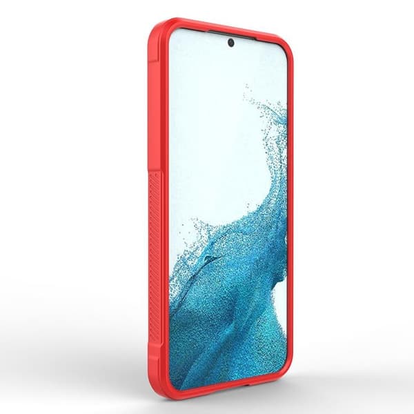 Galaxy S23 Plus Cover Magic Shield Flexible Armored - Rød Röd
