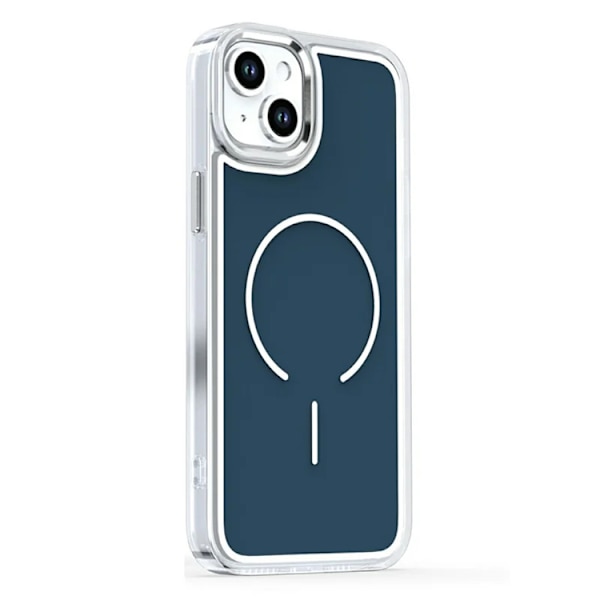 Mobilskal till iPhone 15 Plus Magsafe Electroplated - Blå Blå