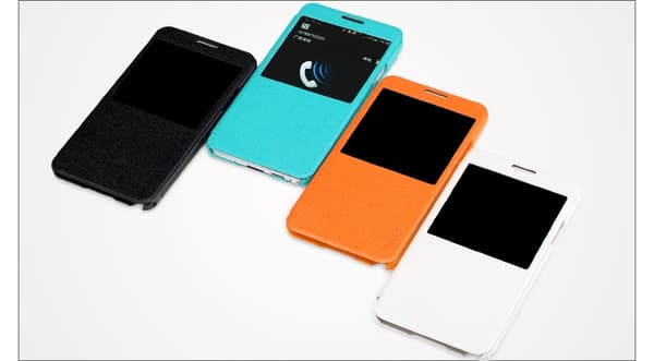 Rock Excel Window Cover Fodral till Samsung Galaxy Note 3 (Vit) White