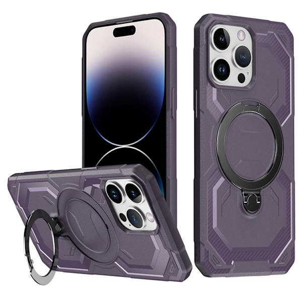 Mobilskal till iPhone 14 Pro Max MagSafe Kickstand TPU + PC Lila
