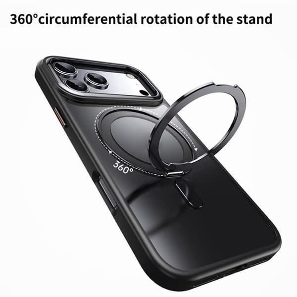 Mobilskal till iPhone 17 Pro Max MagSafe Kickstand Matte - Svart Svart