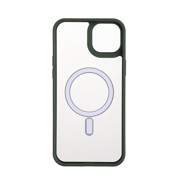 ONSALA Mobilskal Bumper MagSeries Green & Clear - iPhone 15 Plus