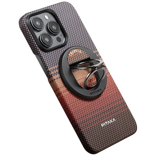 PITAKA MagSafe Mobilhållare MagEZ Grip 3 - Sunset Brun