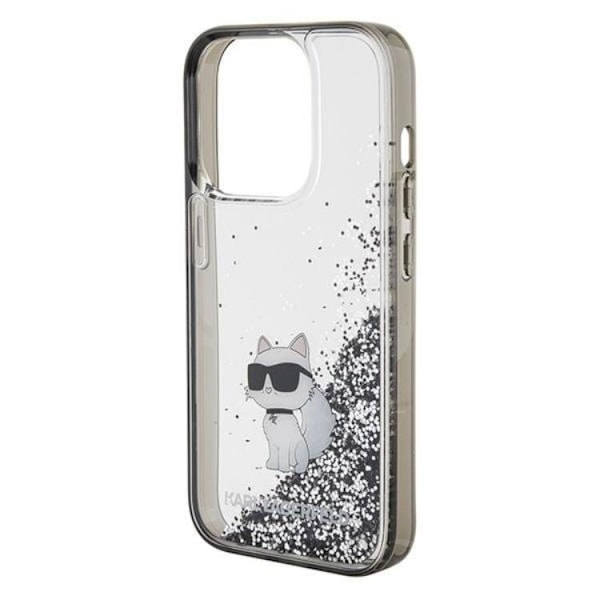 KARL LAGERFELD iPhone 15 Pro Max Mobilskal Liquid Glitter Choupette