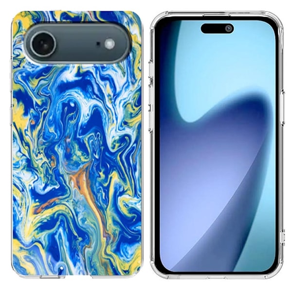 Mobilskal till iPhone Air Marble Pattern Printing Soft - Himmelsblå Blå