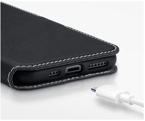 Terrapin Slim Plånboksfodral iPhone 12 Pro Max - Svart Black