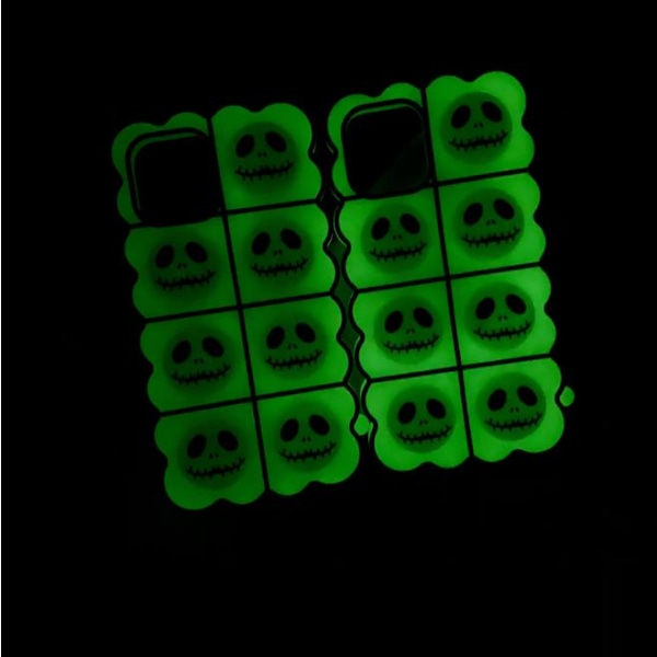 Glowing Skeleton Pop it fidget cover til iPhone 11