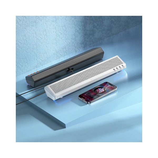 Hoco Högtalare Bluetooth 2 x 3W 2in1 BS66 - Vit Vit