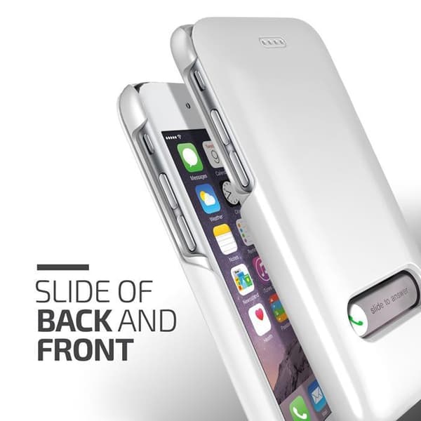 Verus Slim Slide Skal till Apple iPhone 6 / 6S  - Vit Vit