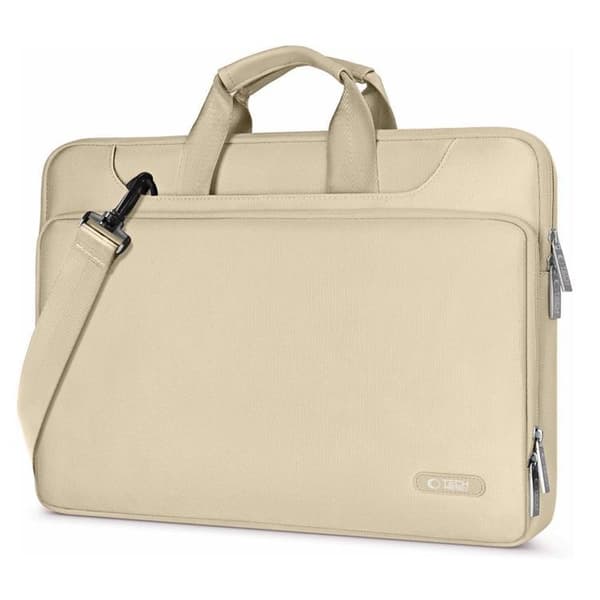 Tech-Protect Laptop Taske 13-14" Lomme - Beige Beige