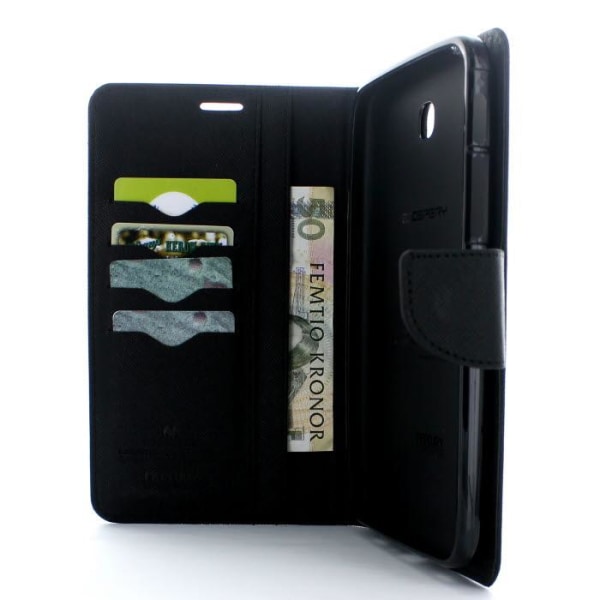 Mercury Fancy Diary Wallet Case til Samsung Galaxy Tab 3 7.0 Black