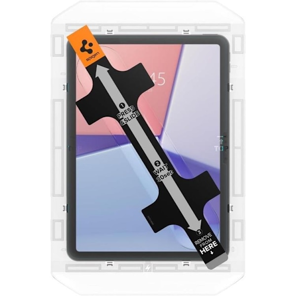 Spigen iPad Air 13 (2024) Härdat Glas Skärmskydd GLAS.TR ”EZ FIT”