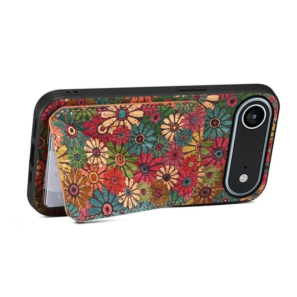 Mobilskal till iPhone Air Korthållare Blommor - Vår / Grön Grön