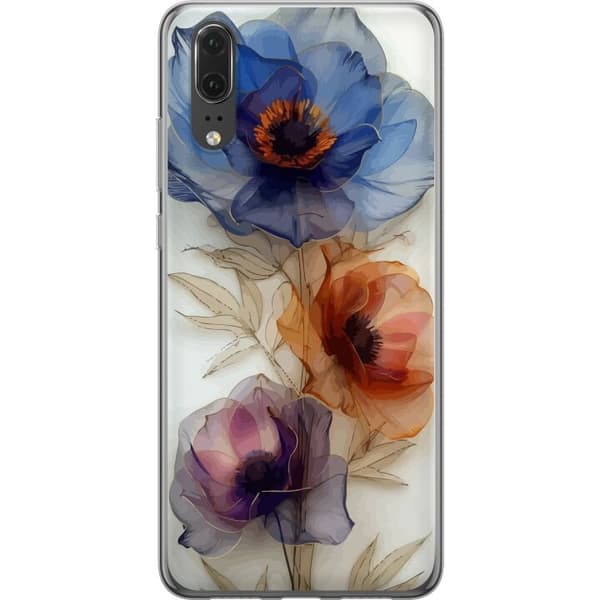 Mobilskal till Huawei P20 med Silkesblommor