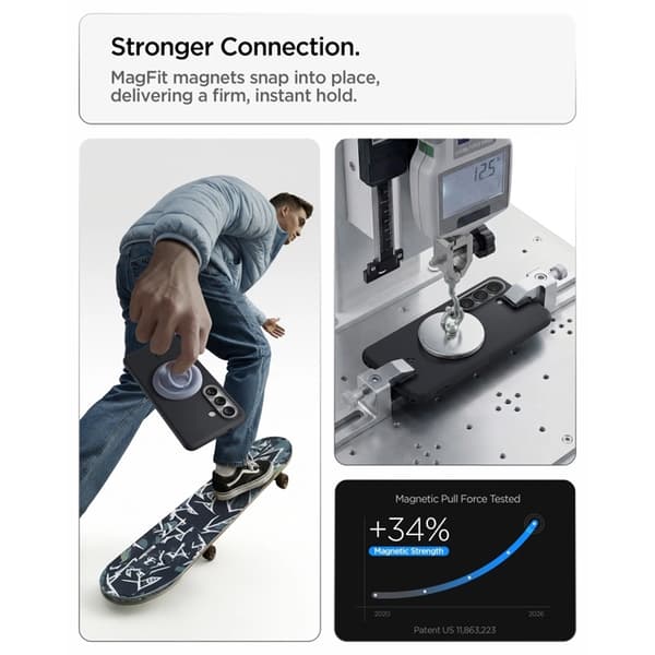 Spigen Mobilskal För Galaxy S26 MagSafe Nano Pop - Svart Svart