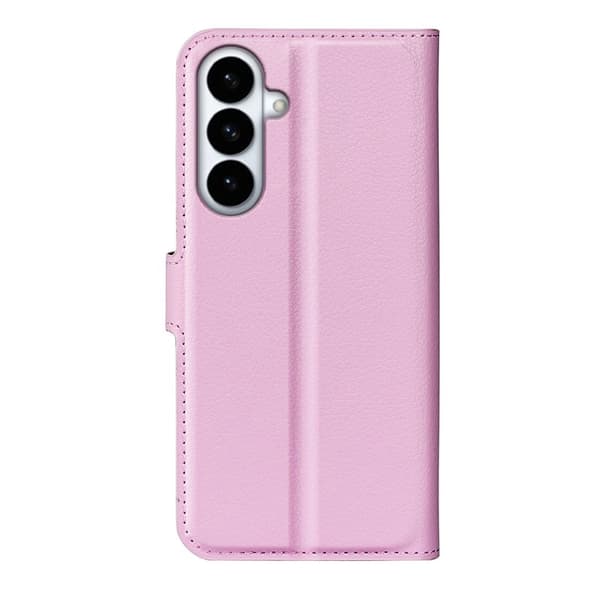 Plånboksfodral för Samsung Galaxy S26 Plus Stativ Konstläder - Rosa