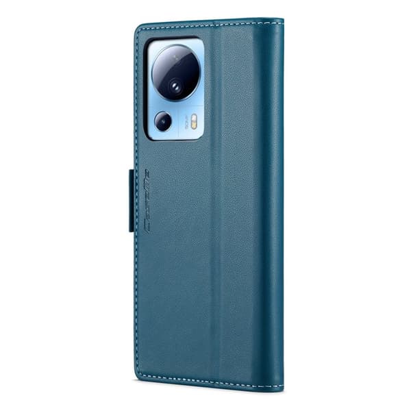 CASEME Plånboksfodral Konstläder för Xiaomi 13 Lite - Blå