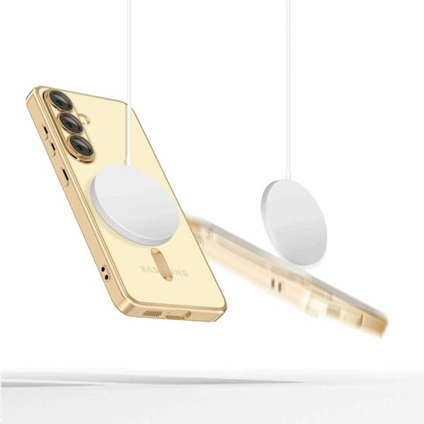 Tech-Protect Mobilskal till Galaxy A56 5G Magsafe Magflex - Shiny Guld Guld