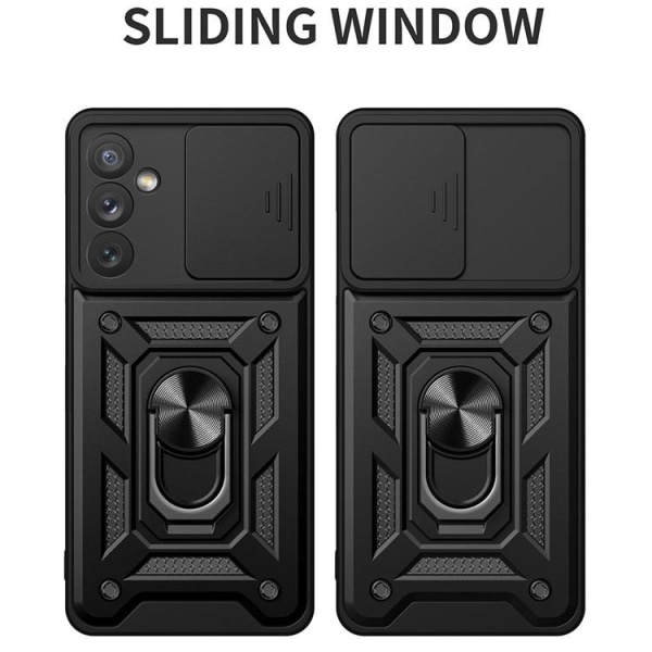 Galaxy A54 5G Mobilskal Ringhållare Kickstand Slide Kamera - Sva
