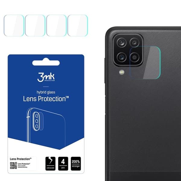3MK Linsskydd Härdat Glas Galaxy A12 Transparent