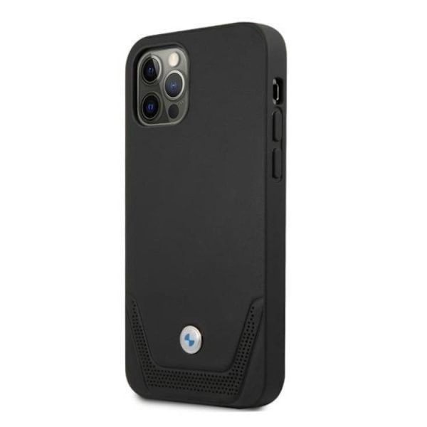 BMW iPhone 12/12 Pro Skal Läder - Svart Svart