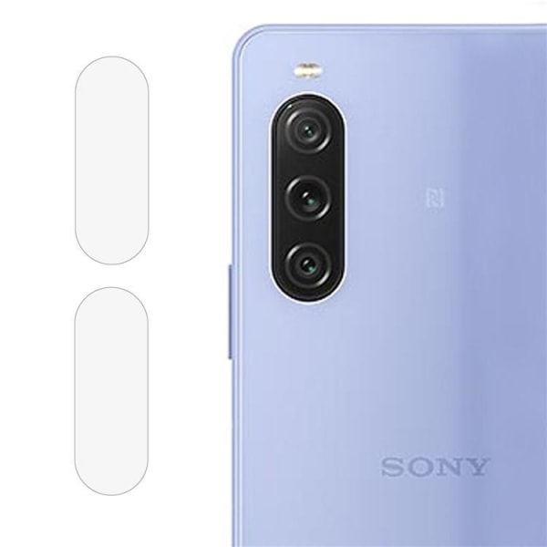 [2-PACK] Sony Xperia 10 V kameralinsecover i hærdet glas