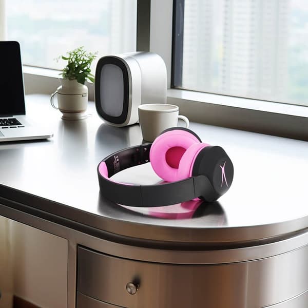 ALTEC Barnhörlur ANC Trådlös 2in1 On-Ear Rosa