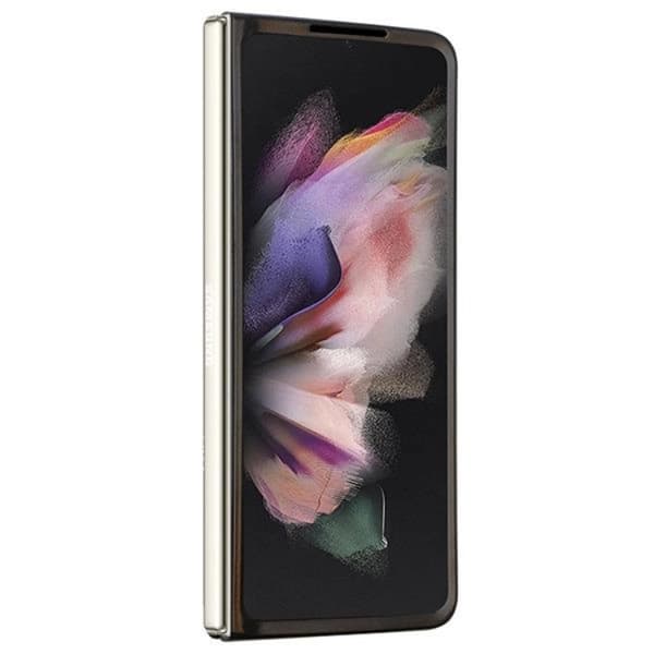 Guess Mobilskal till Galaxy Z Fold 5 Läder Diamond Triangle Svart