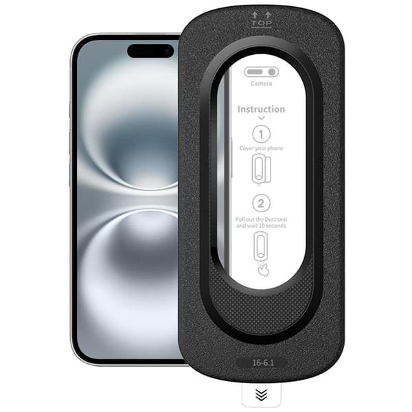 Härdat glas Skärmskydd För Apple iPhone 16 med Installationsverktyg