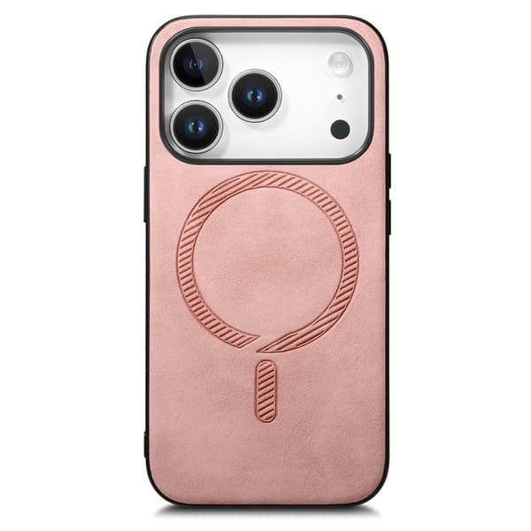 Mobilskal till iPhone 17 Pro Max MagSafe Skin-touch - Rosa Rosa