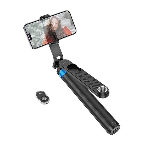 Hoco Selfie Stick Bluetooth med Fjärrkontroll K22 - Svart