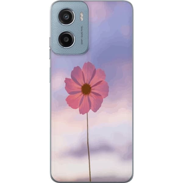Mobilskal till Motorola Moto G05 med Rosa blomma