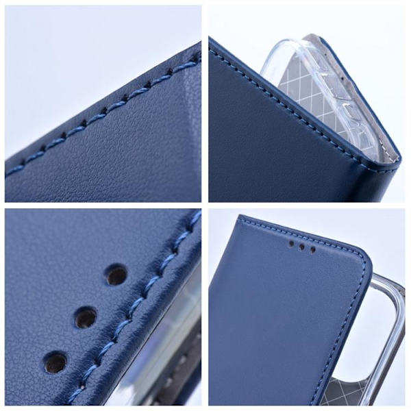 iPhone 16 Plus Plånboksfodral Smart Magneto - Navy Blå