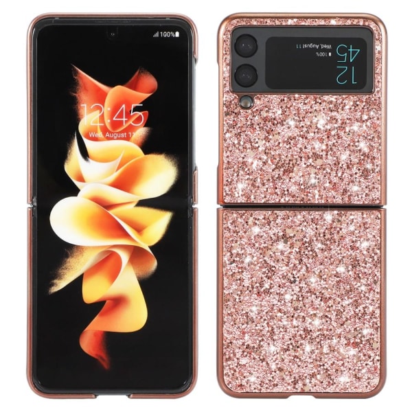 Kiiltävä galvanointikuori Samsung Galaxy Z Fold 3 - vaaleanpunainen Pink