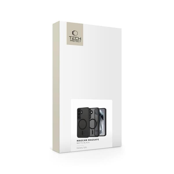 Tech-Protect Telefontaske til Galaxy S25 Magsafe Magcam - Mat Sort Svart