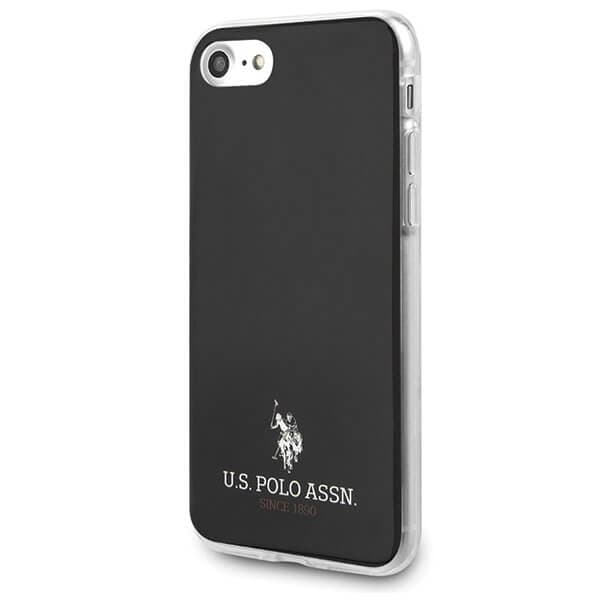 U.S. Polo Assn. Shiny iPhone 7/8/SE 2020 Skal Svart Black