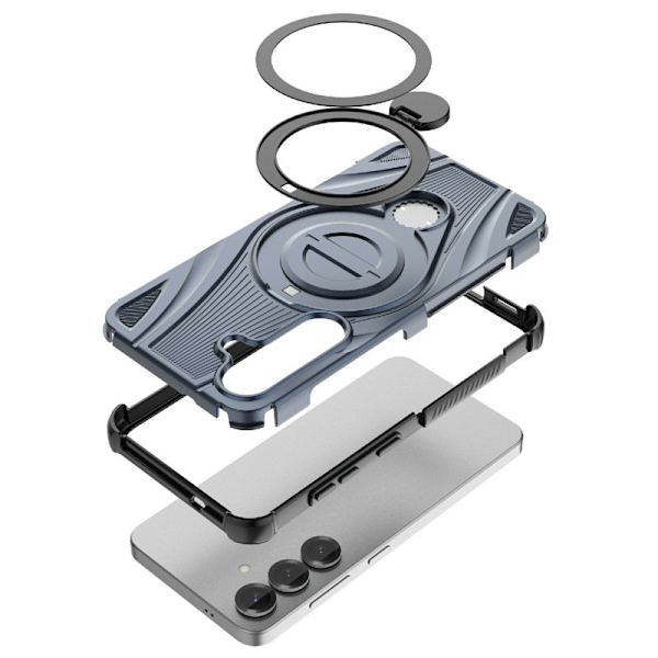 Mobilskal för Samsung Galaxy S26 Plus Magnetiskt Kickstand TPU - Mörkblå