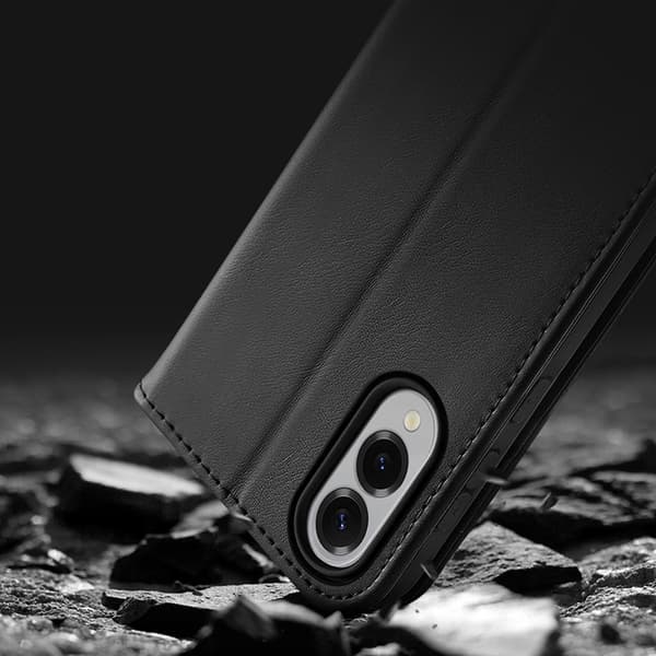 Dux Ducis Galaxy S25 Edge Plånboksfodral Äkta Läder Hivo