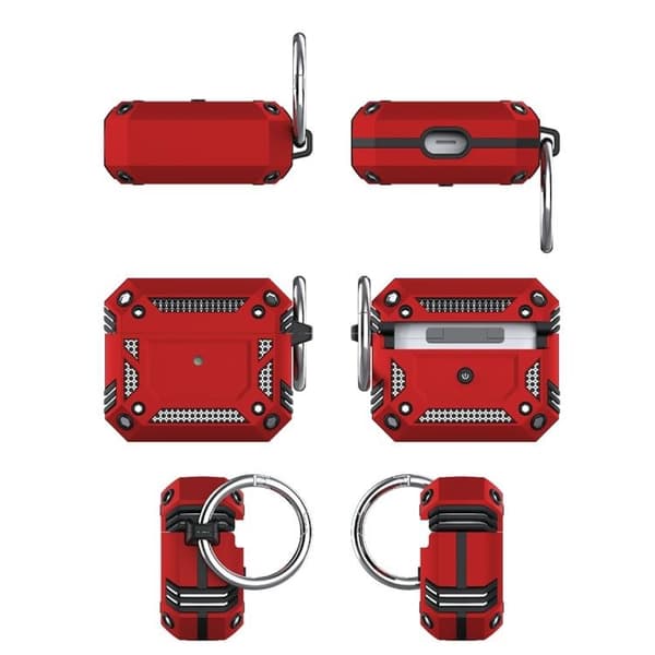 ShockProof Etui Med Nøglering Airpods 3 - Guld Yellow